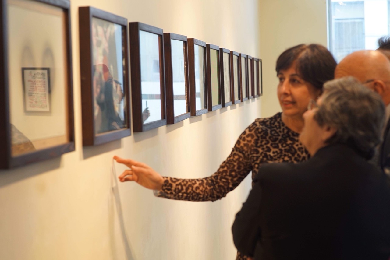 مدينة السليمانية تحتضن اول معرض للفن المعاصر – تصوير: ابراهيم فتاح